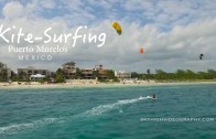Kite-Surfing in Puerto Morelos Mexico
